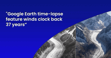 Google Earth time-lapse feature winds clock back 37 years