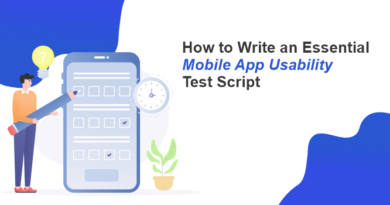 How to write an essential mobile app usability test SC