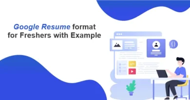 google-resume-format-for-freshers